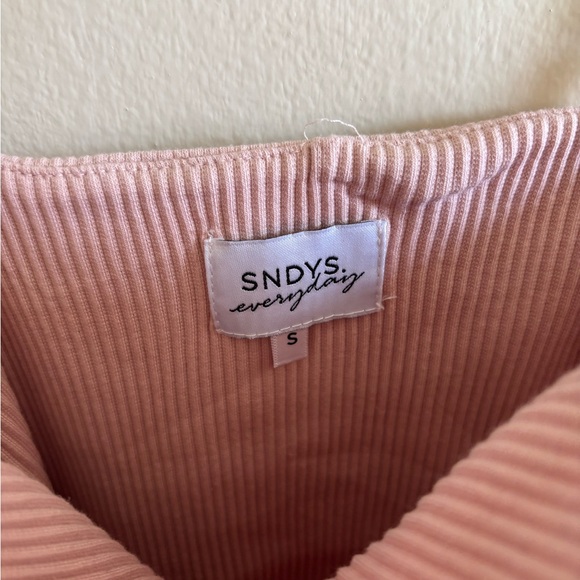 Pink Ribbed Bodysuit - Picture 2 of 4